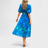 Clara - Elegantne Midi Lilleline Kleit