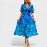 Clara - Elegantne Midi Lilleline Kleit