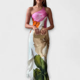 Safiir - Elegantne Pitsiline Maxi Kleid