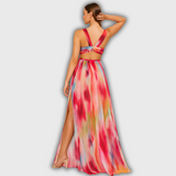 Freya | Prinditud Maxi Kleid