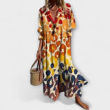 Lila - Kõhukaunistav Maxi Kleid