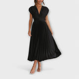 Maria - Stiilne Plisseeritud Kleid