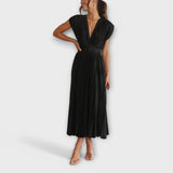Maria - Stiilne Plisseeritud Kleid