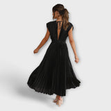 Maria - Stiilne Plisseeritud Kleid