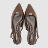 Lilla Slingback Madalad Kingad