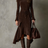 Isla | Nubukist Kootud Maxi Kleid