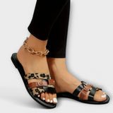 Leopardi Ristirihmade Sandaal