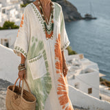 Caftani Kleid "Vivienne" – Poootiline Akvarell