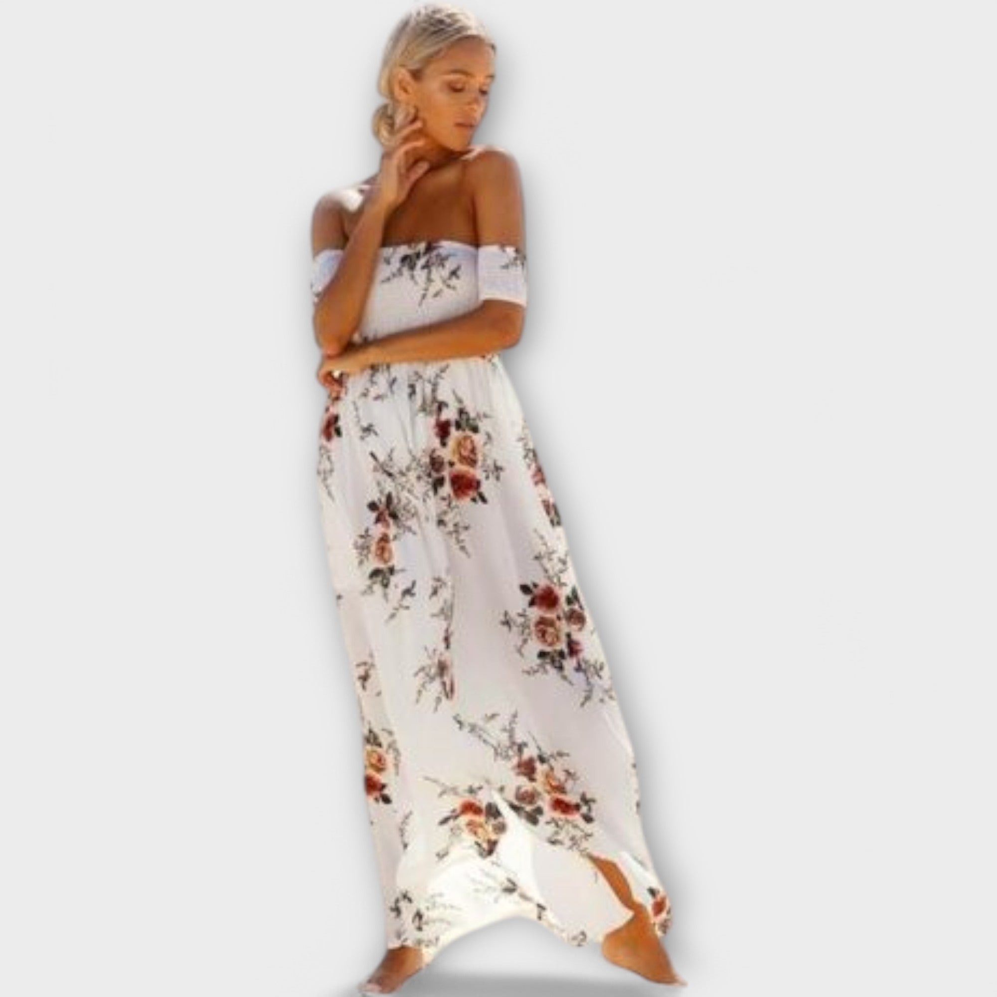Verena - Boho Midi Kleit