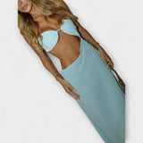 Isabella - Lummav Seljatu Dress