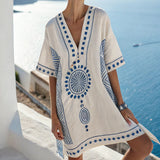 Tunik "Mélina" – Santorini rosett
