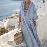 Kaftan Kleit "Maxine" – Roosa ja Horisont