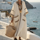 "Taevane" Maxi Kleid Boheemlaslike Detailidega
