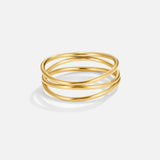 Kuldne Infinity Loop Sõrmus