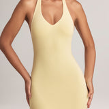 Moodsik Halterneck Maxi Kleid Sidrunisorbett