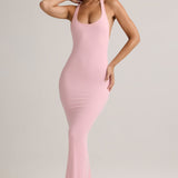 Modal Racerback Maxi Kleit Beebi Roosas