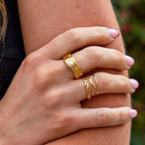 Infinity 18K Kuld Keerdu Ring