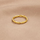 Infinity 18K Kuld Keerdu Ring