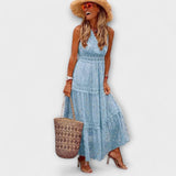 Lola - Maxi Kleit Boho Lõhikuga
