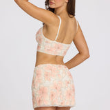 Kaunistatud Bralette Persikka Ombre'is