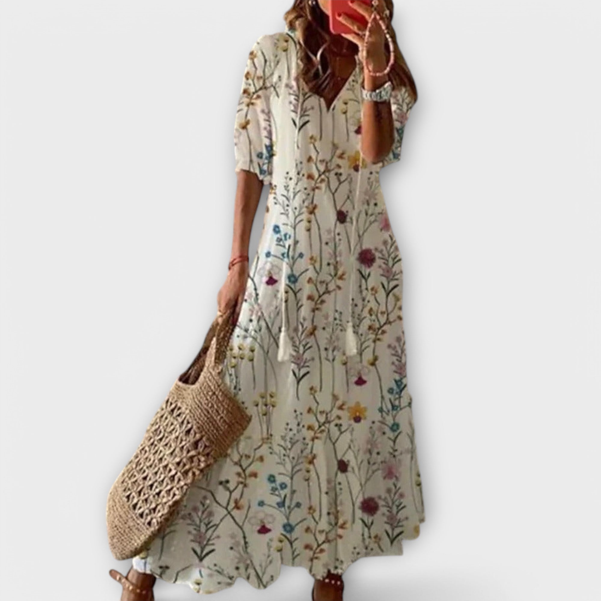 Bettina - Boheemlaslik Maxi Kleit