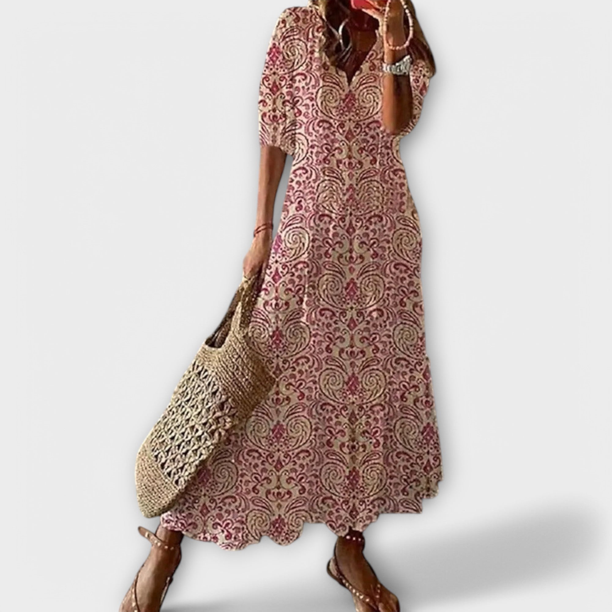 Bettina - Boheemlaslik Maxi Kleit