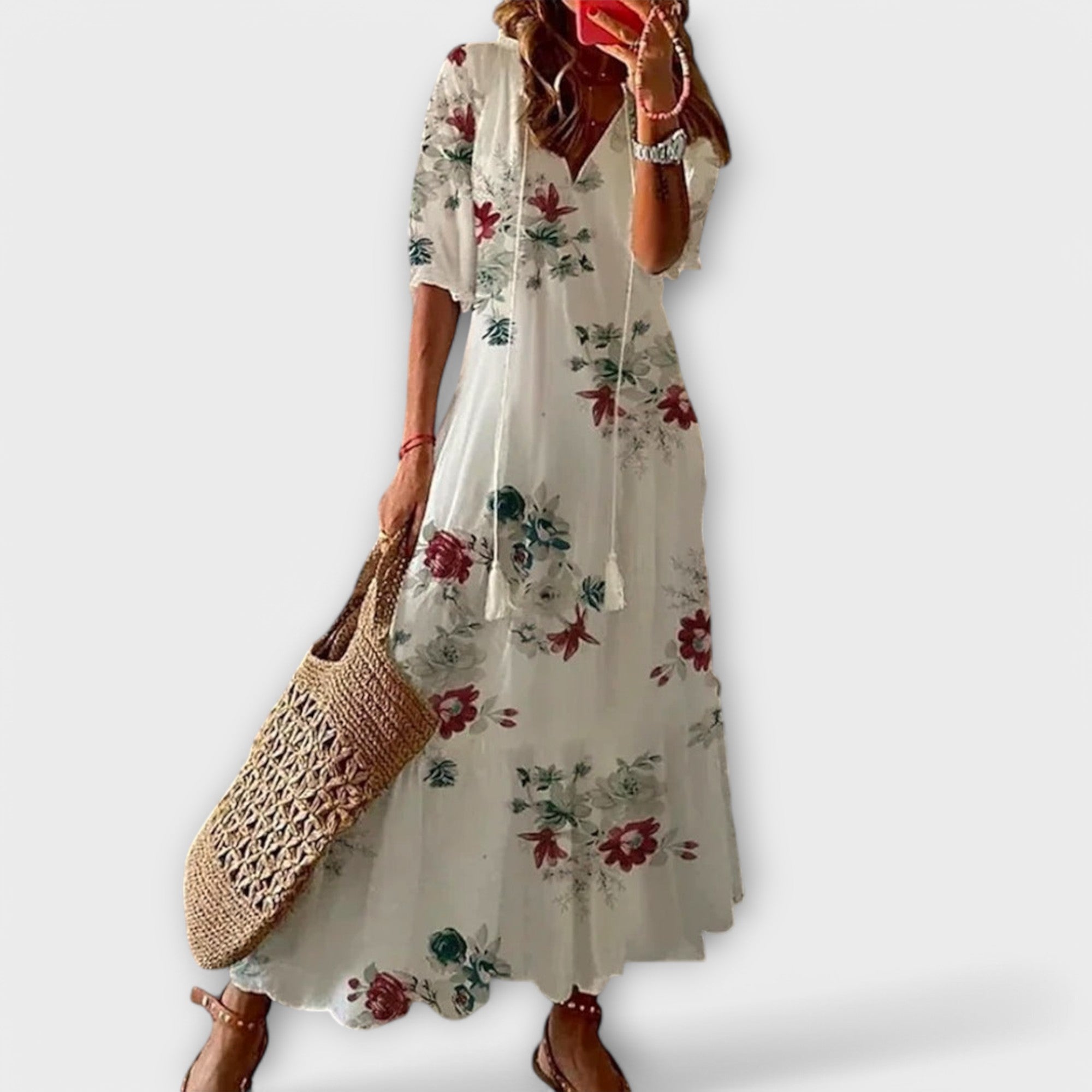 Bettina - Boheemlaslik Maxi Kleit