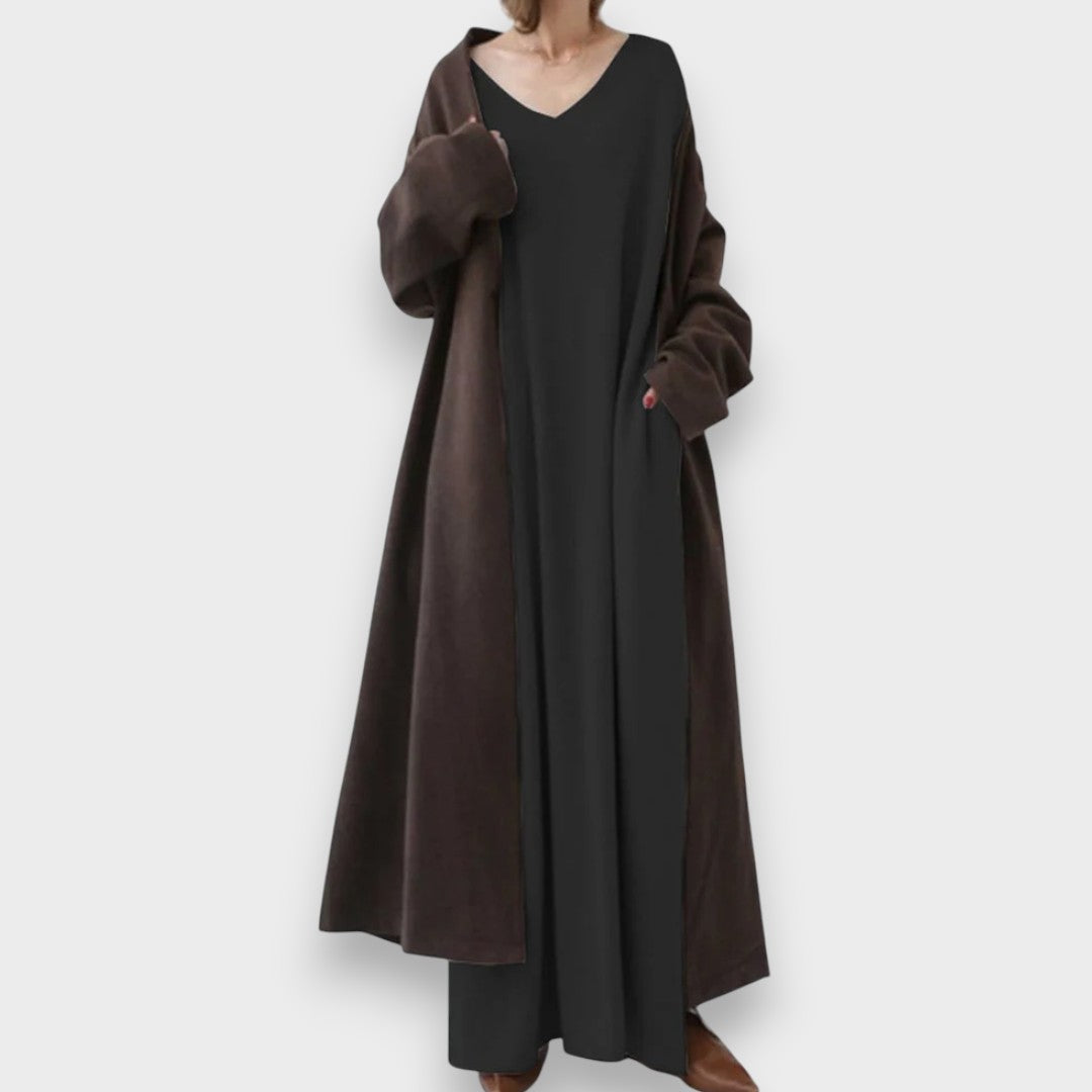 Estelle | Elegantne Casual Kleid V-kaelusega