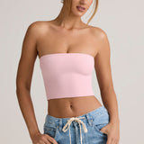 Modal Üksik Crop Top Beebiroosas