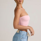 Modal Üksik Crop Top Beebiroosas