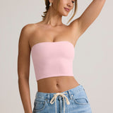Modal Üksik Crop Top Beebiroosas