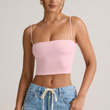 Modal Üksik Crop Top Beebiroosas
