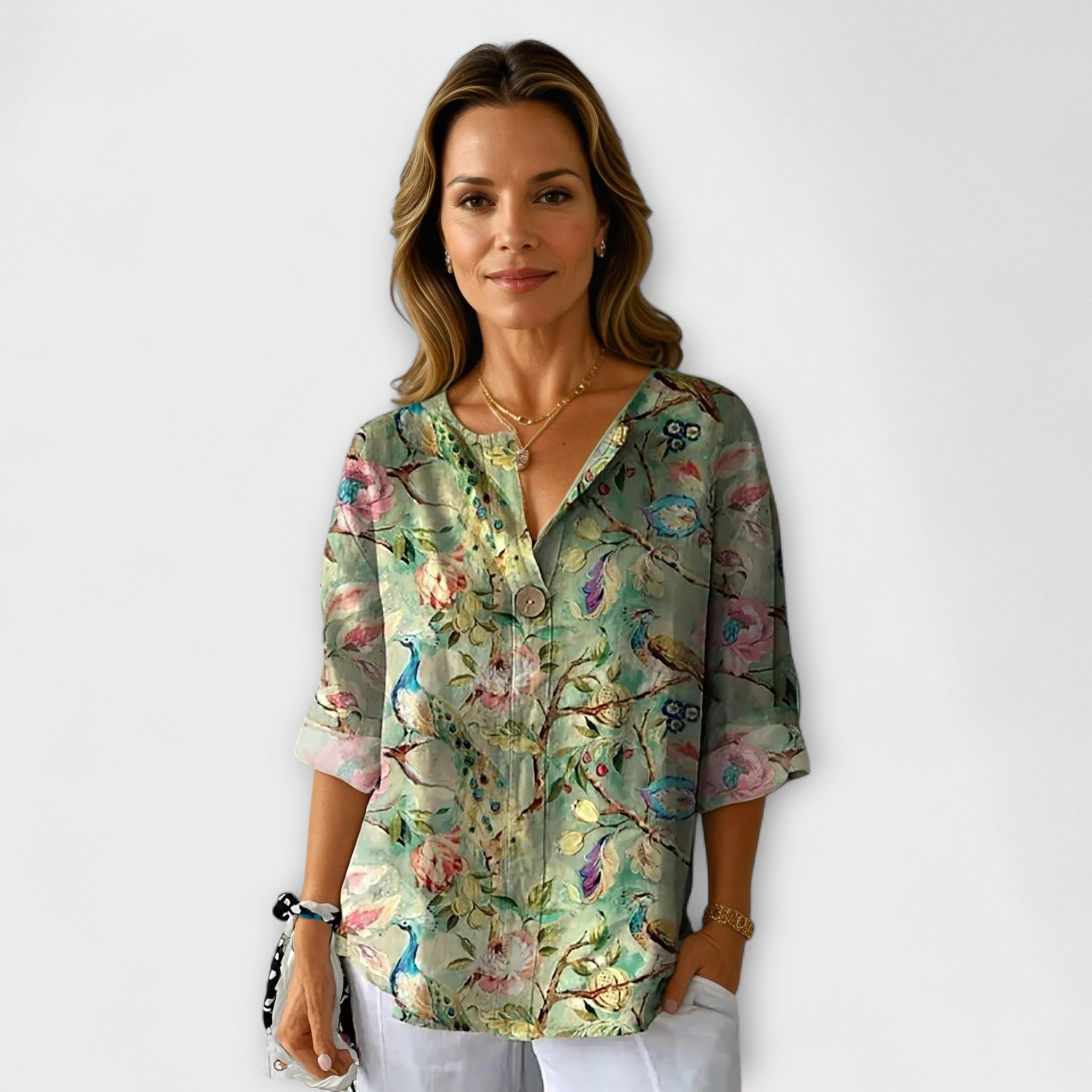 Arlene – Lillemustriga pluus