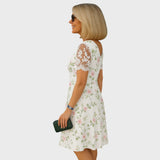 Laura | Elegantne Midi Kleit Pitsdetailidega